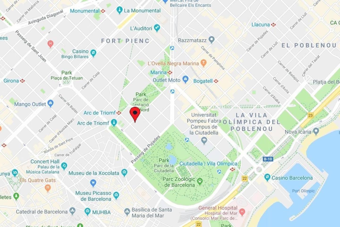 Cozy 2 Bedroom Next To Arc De Triomf Barcelona Buitenkant foto